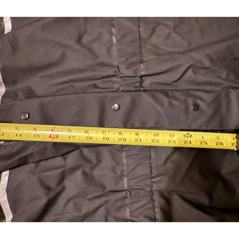 Vintage Harley Davidson Rain Suit Mens M 1 Piece Zip Snap Front